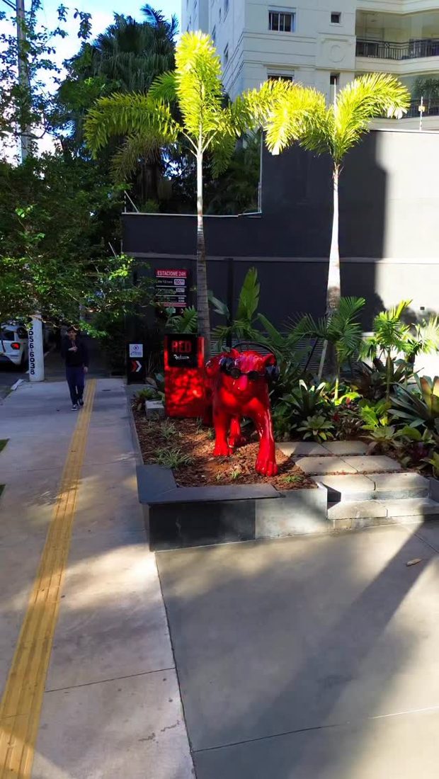 Onça vermelha no Hotel Radisson Red Ibirapuera